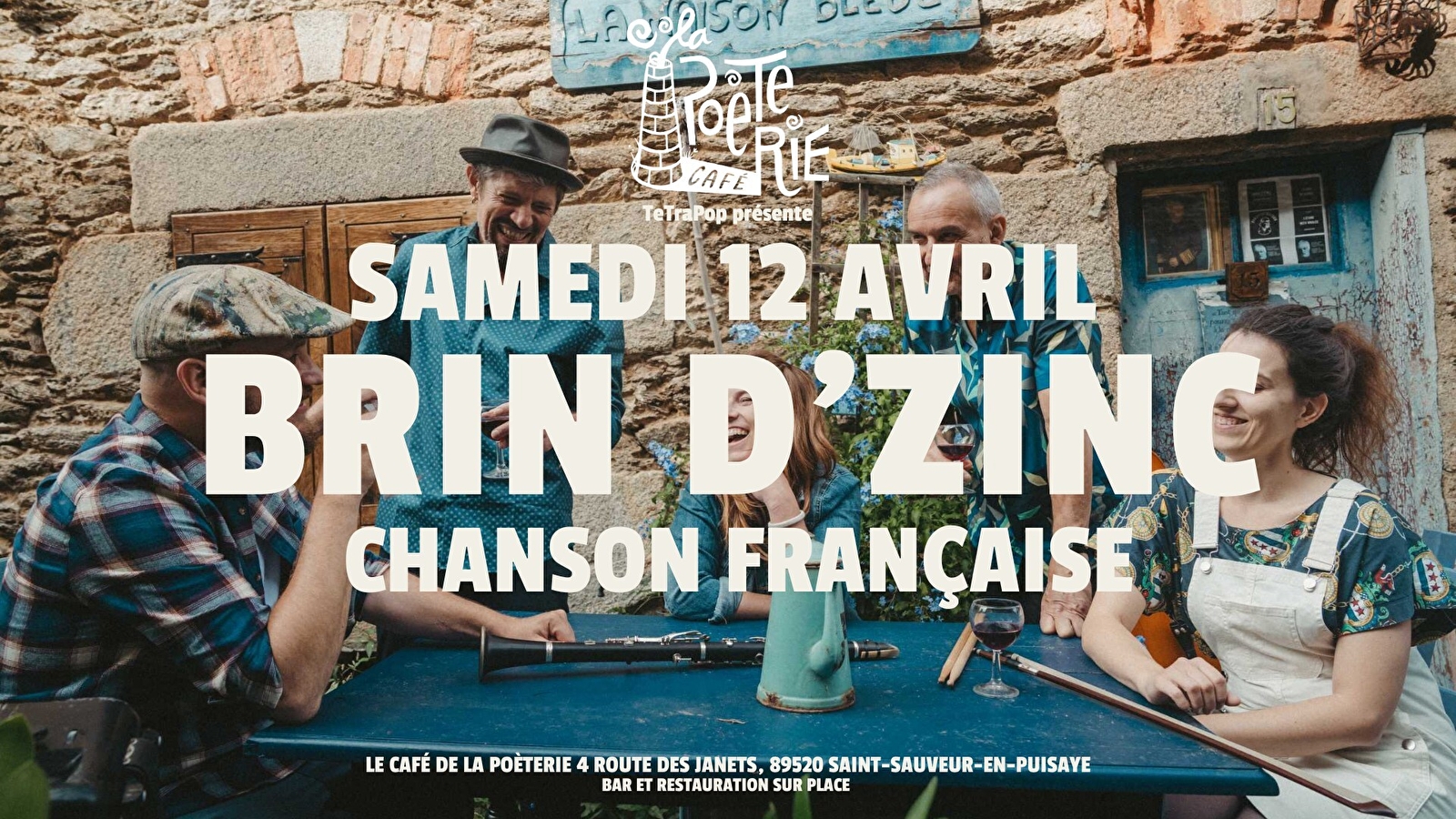 BRIN d'ZINC + Dj Set [concert Chanson Française] 