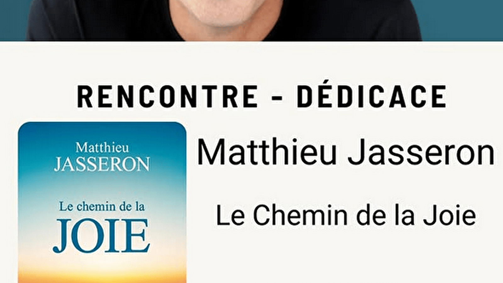 Rencontre-dédicace avec Matthieu Jasseron