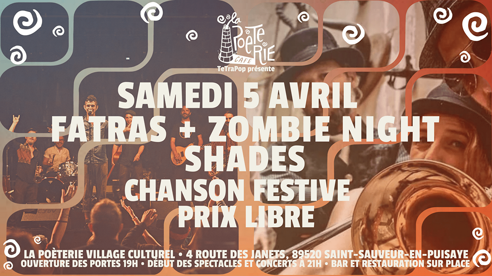 FATRAS + ZOMBIE NIGHT SHADES [concert Chanson Festive] 