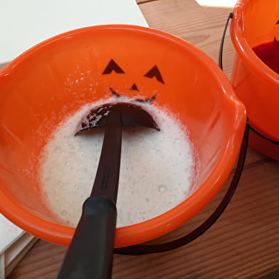 Goûter les yeux bandés et ateliers à la Pyramide du Loup pour Halloween !