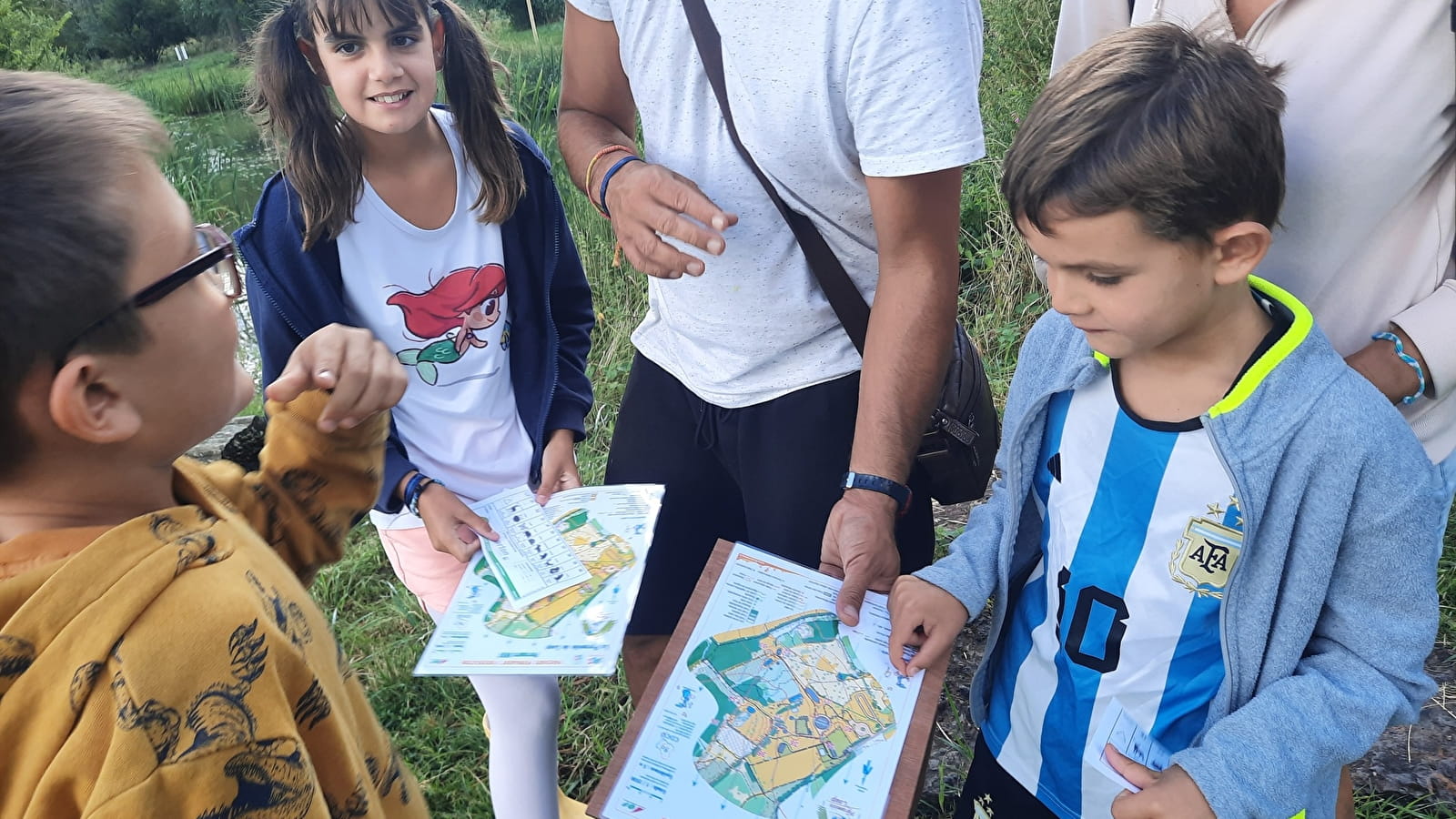 Parcours d'orientation à la Pyramide du Loup