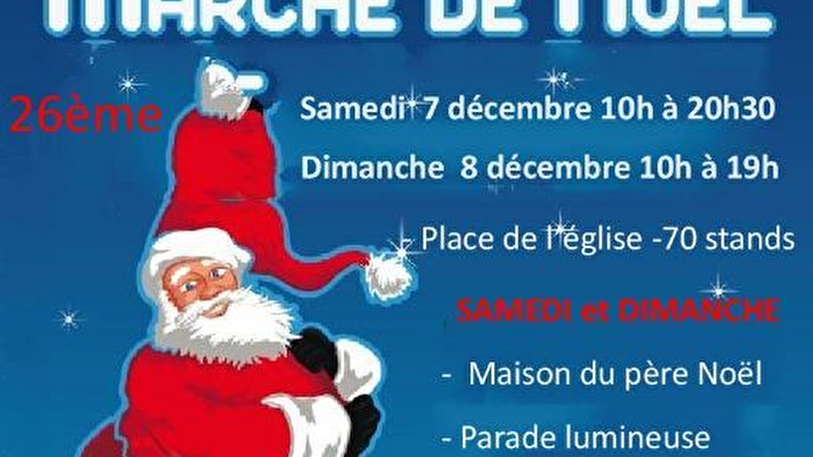 26e Marché de Noël