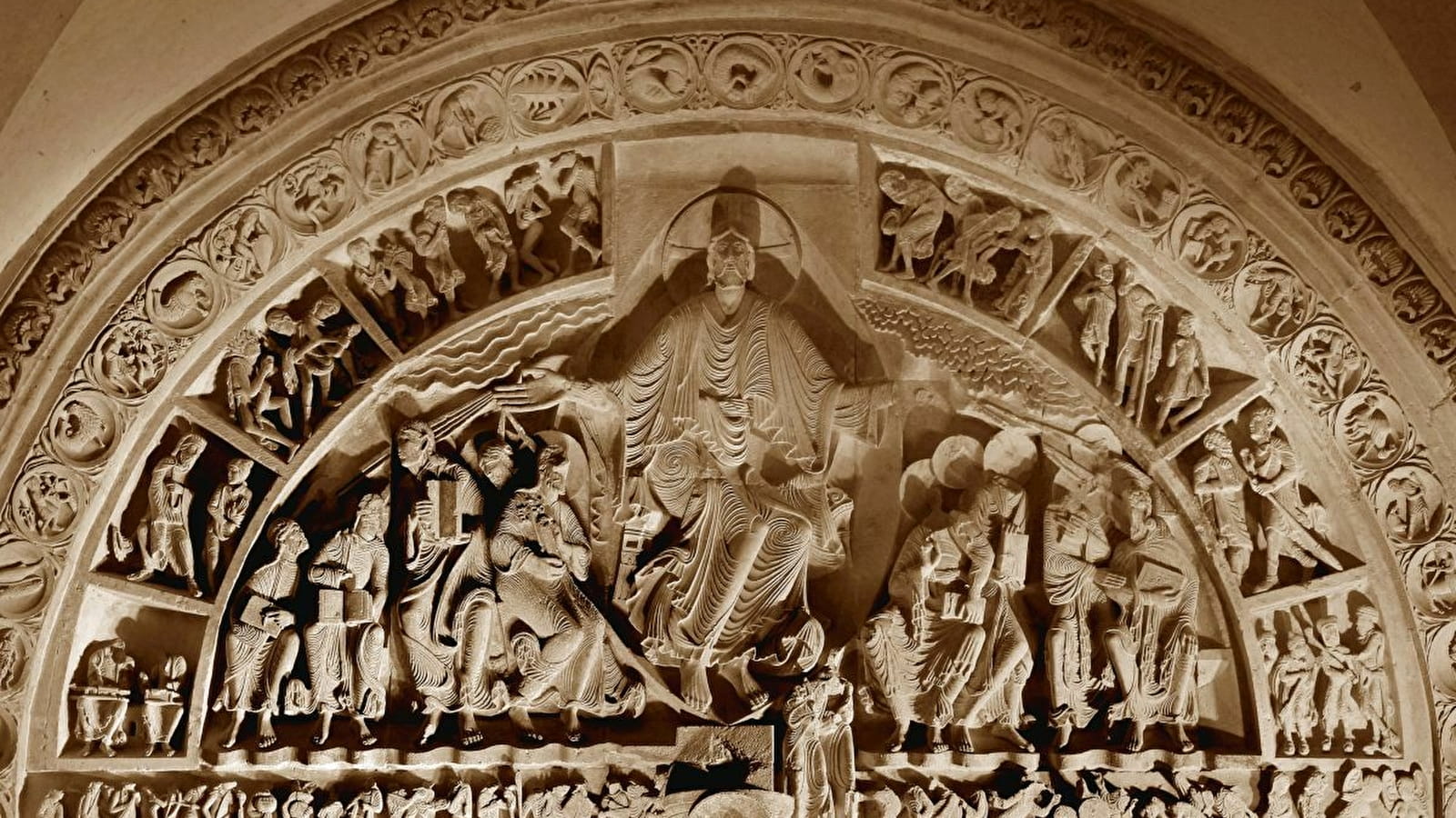 Le Grand Tympan de la Basilique de Vézelay